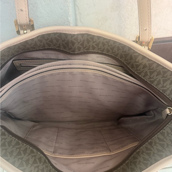 Michael Kors Brown Monogram Tote - Picture 4 of 7